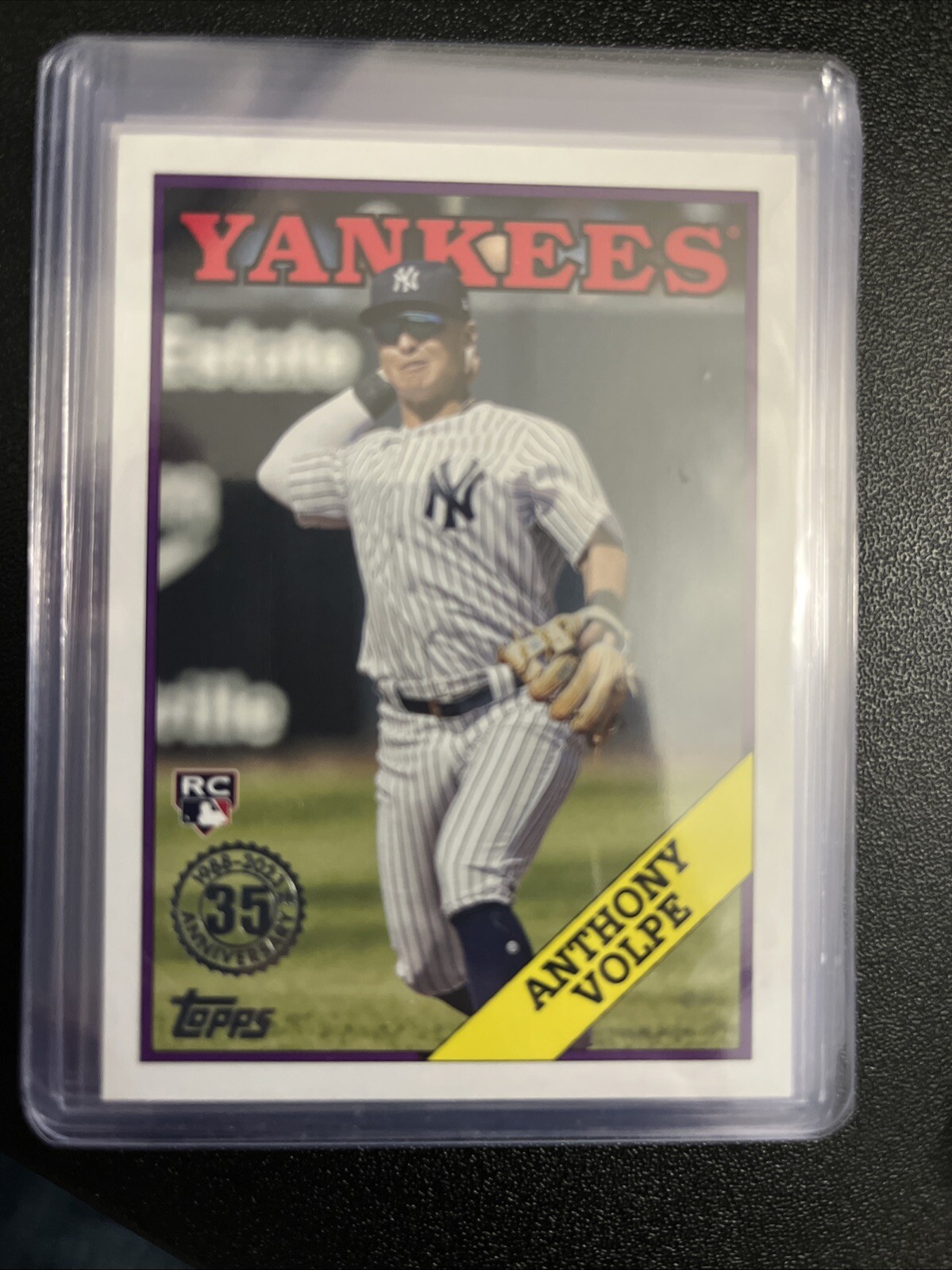 2023 Topps Update Series - 1988 Topps Baseball Blue #88US-50 Anthony Volpe (RC)