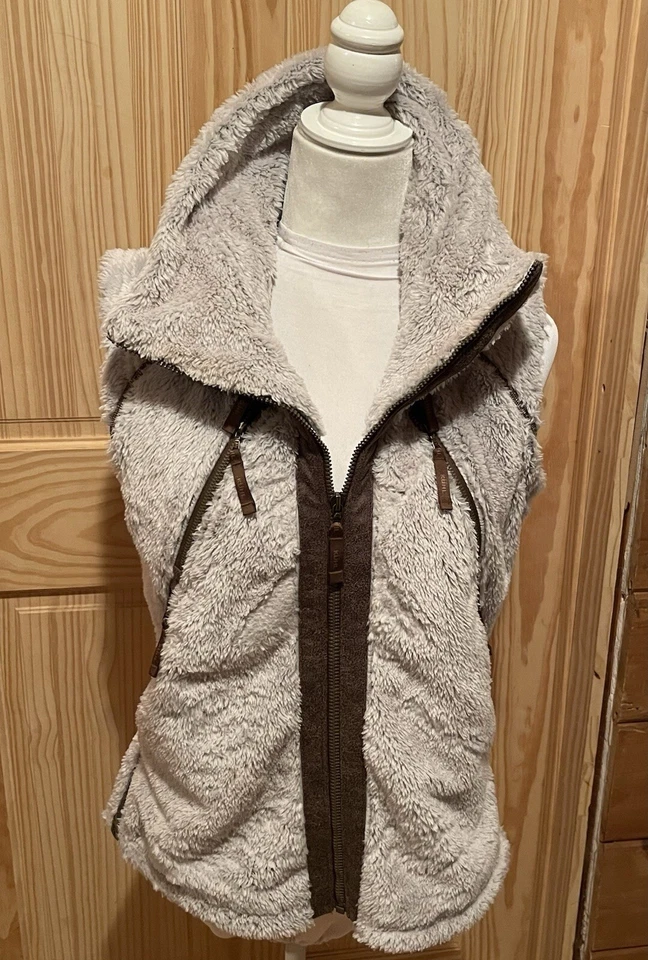 Kuhl Chaleco de Vuelo Chaqueta Difusa Pila Profunda Sudadera con Capucha Cálida Invierno Bolsillos con Cremallera Talla M