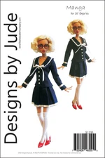 Manga Doll Clothes Sewing Pattern for 16" Deja Vu Dolls Tonner