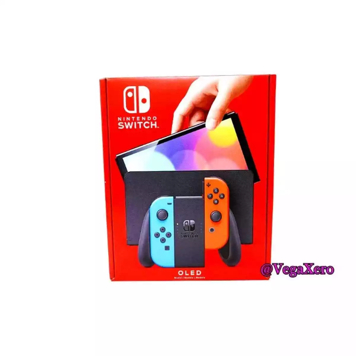 Nintendo Switch OLED Model - Neon Red/Neon Blue • Price »