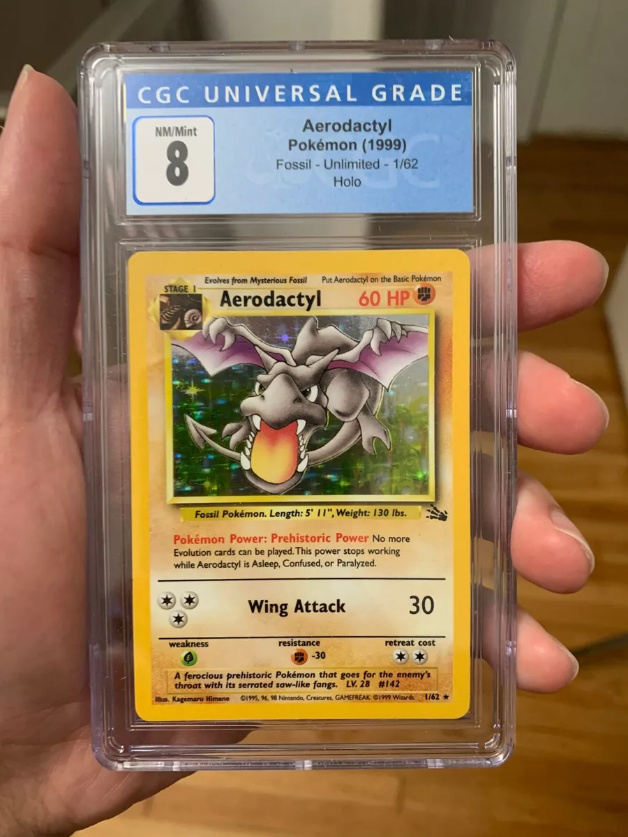 Pokemon Aerodactyl 1/62 Holo Fossil - NM 