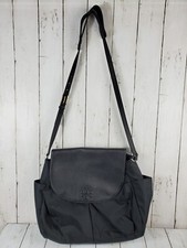 Tory Burch Thea Black Nylon Crossbody Baby Diaper Bag Adjustable Multipocket Big