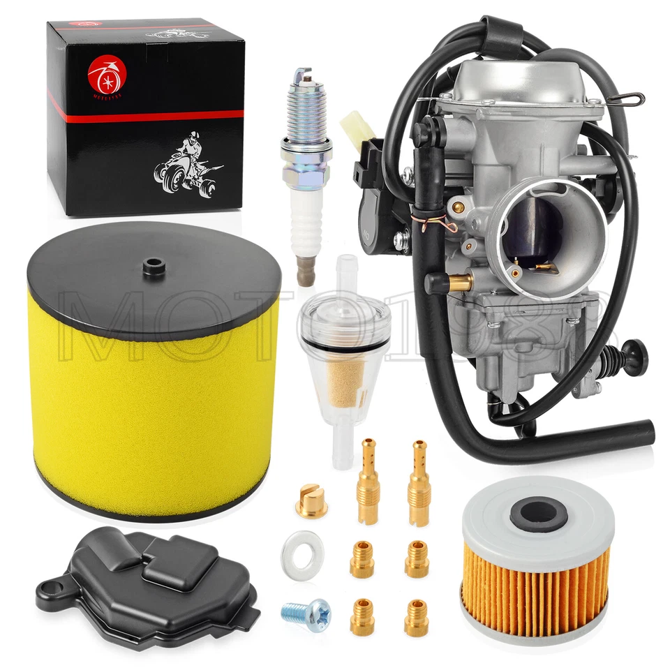Carburador y filtro de aire 2005-2011 para Honda Foreman 500 TRX500TM/FE/FM/FPE/FPM  Foto 2 de 4