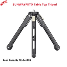 SUNWAYFOTO T1A12 Mini Tripod Aluminum Table Top Tripod Load 88LB/40KG #WD9