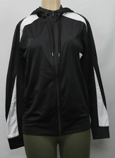 Reebok Women's Hooded Jacket Long Sleeve Black Activewear Size S