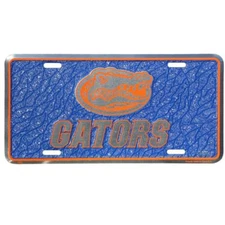 FLORIDA GATORS CAR TRUCK TAG LICENSE PLATE MOSAIC SIGN UNIVERSITY BLUE ORANGE