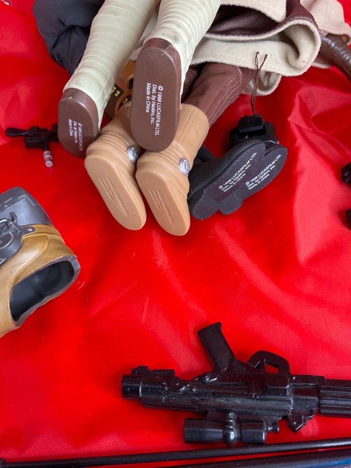 Star Wars 12" pulgadas (1998) Luke Tatooine, Leia Boushh y Han Bespin Foto 3 de 3
