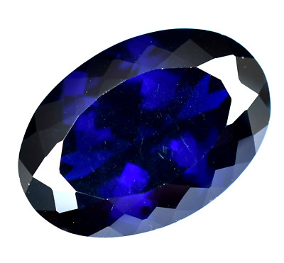 D' Block Natural Tanzanite 44.40 Ct Blue Oval Cut Certified Treated Gemstone