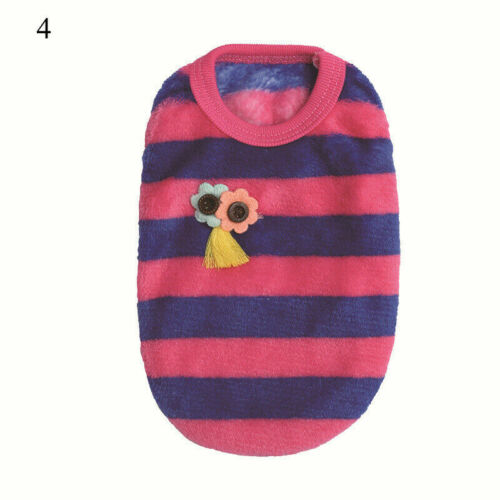 Puppy Dog Clothes Fleece T Shirt For Small Dogs Chihuahua Pet Vest Warm Winter## - Picture 17 of 60