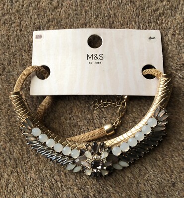 marks and spencer Glass Stoned Beatiful Necklace