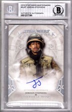 2018 Star Wars Masterwork JORDAN STEPHENS 