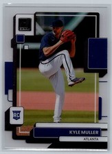 2022 Panini Chronicles Clearly Donruss Baseball #1 Kyle Muller  Atlanta Braves