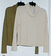 BP. Cozy Ribbed Long Sleeve Turtleneck Sweater Blouse Top, Various, NWT
