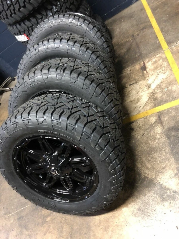 20x9 Fuel D625 Hostage 33" AT Wheel and Tire Package 8x170 Ford Super Duty F250 - Image 4 of 4