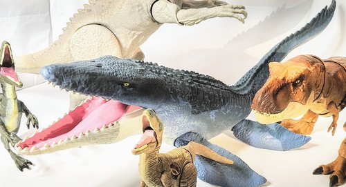 Jurassic World Destroy N Devour 24” INDOMINUS REX Final Battle Scene lot 6 - Picture 4 of 8