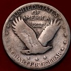 1927-D Denver Mint Silver Standing Liberty Quarter — photo 2