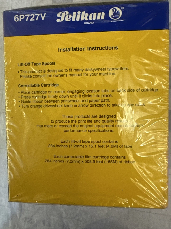 New Pelikan Correctable Cartridges + Lift-Off Tape Spools for Brother AX GX SX - Image 2 of 4