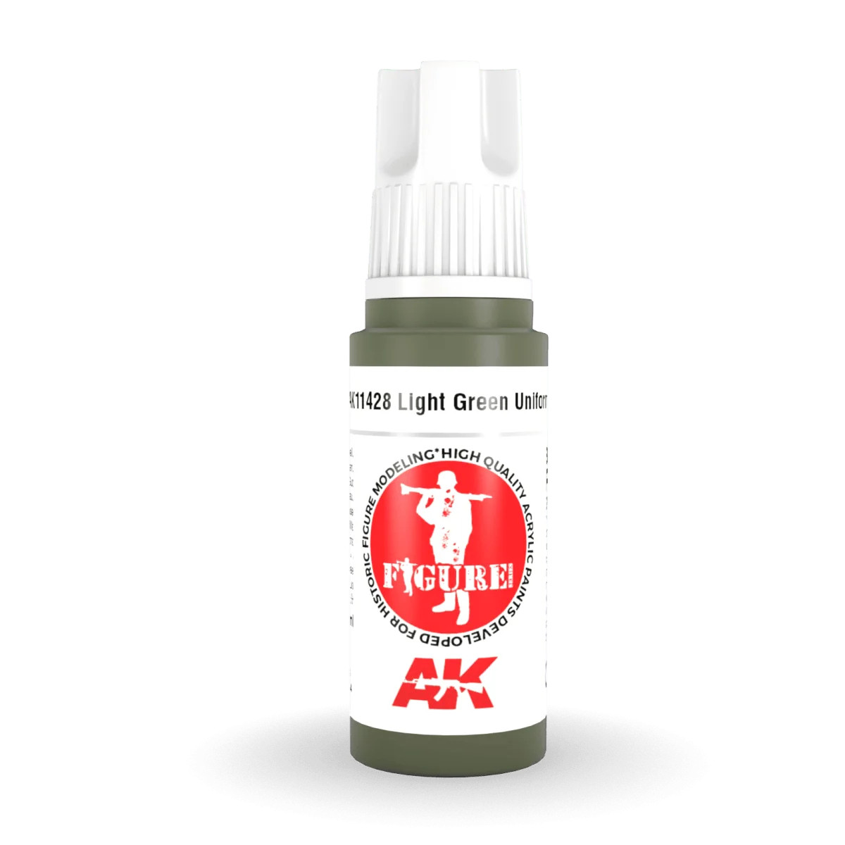 AK Interactive 3rd Gen Acrylic - Light Green Uniform 17ml (AK11428)