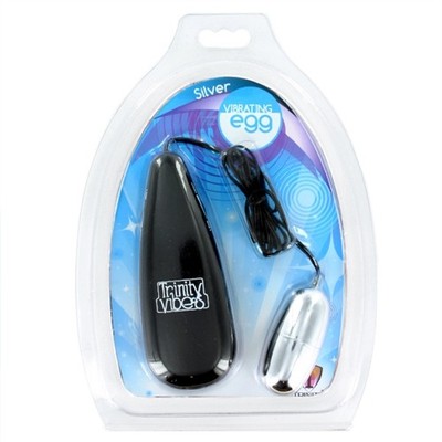 Trinity Vibes Silver Vibrating Egg Personal Massager Hp-Tv-St750