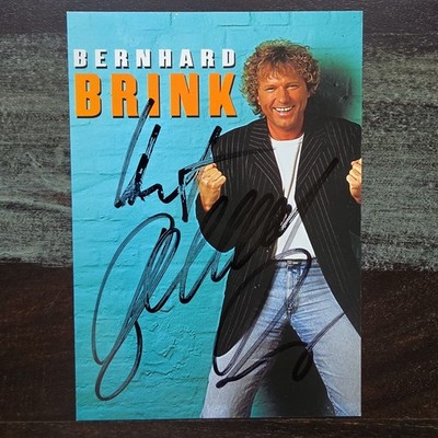     Bernhard Brink 5, Original Signed Autograph Card, Hand Signed, Excellent    