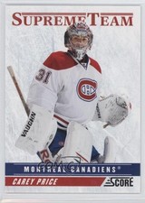 2011-12 Score Supreme Team Carey Price #20 t3w