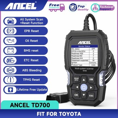 Fit For Toyota Car Diagnostic Scan Tool All Systems Code Reader ABS EPB Oil BMS