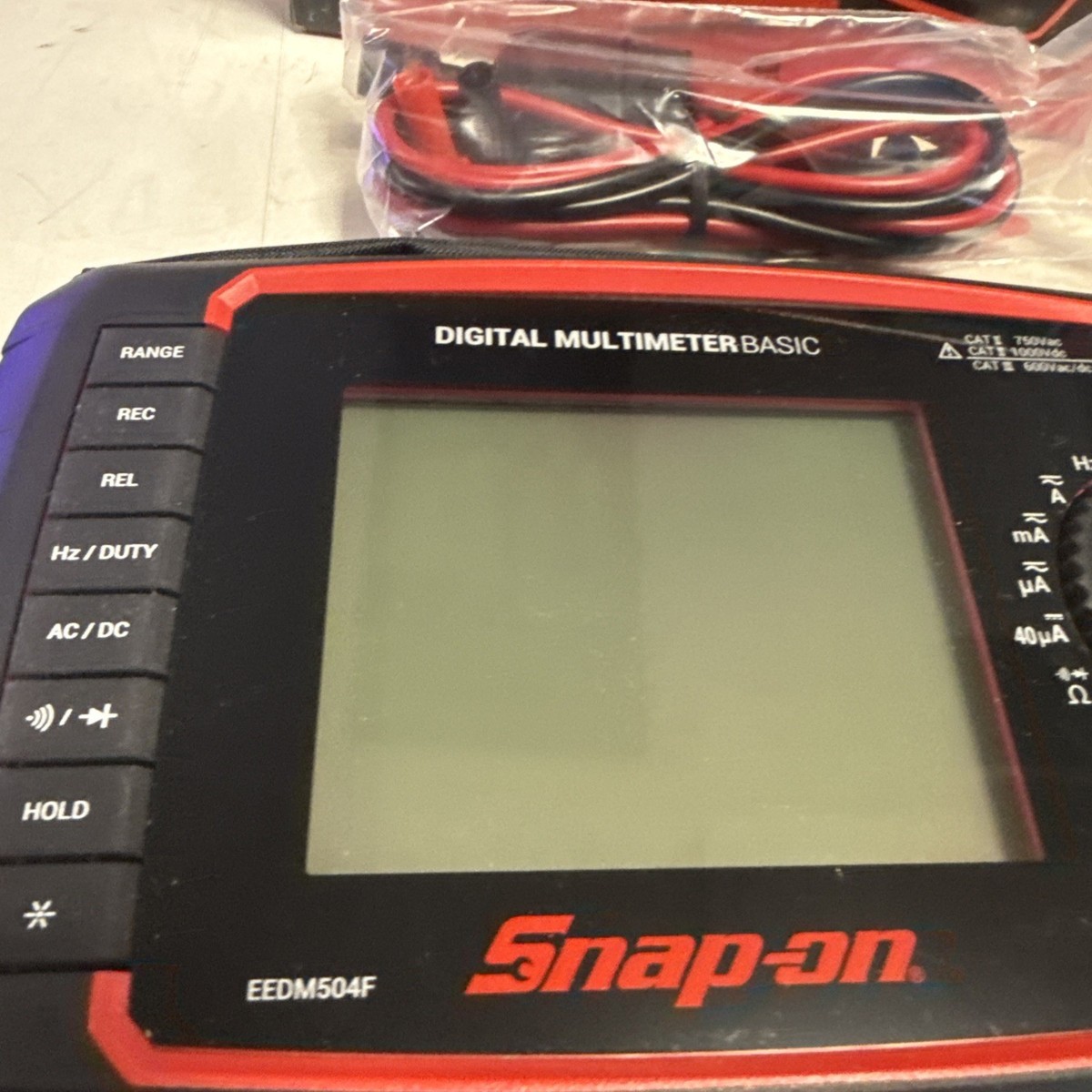 Snap on EEDM504F Basic TRMS Digital Multimeter DMM for sale Snap on EEDM504F Basic TRMS Digital Multimeter DMM for sale