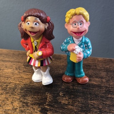 Vintage Fisher-Price 1993-94 PBS Puzzle Place Kids Ben Olafson & Kiki Flores