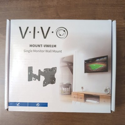 VIVO Full Motion Wall Mount for up to 49 inch LCD LED TV and Computer Monitor