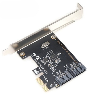 PCIE to 2-port SATA3.0 expansion PCIE to SATA SSD to SSD