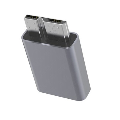 Mini USB-C 2.0 To Micro B USB 3.0 Adapter Alloy Hard Drive Data Plug Converter z