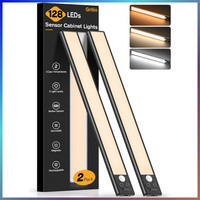Led Unterbauleuchte 37.5Cm KüChe Mit Bewegungsmelder 2 StüCk Schwarz