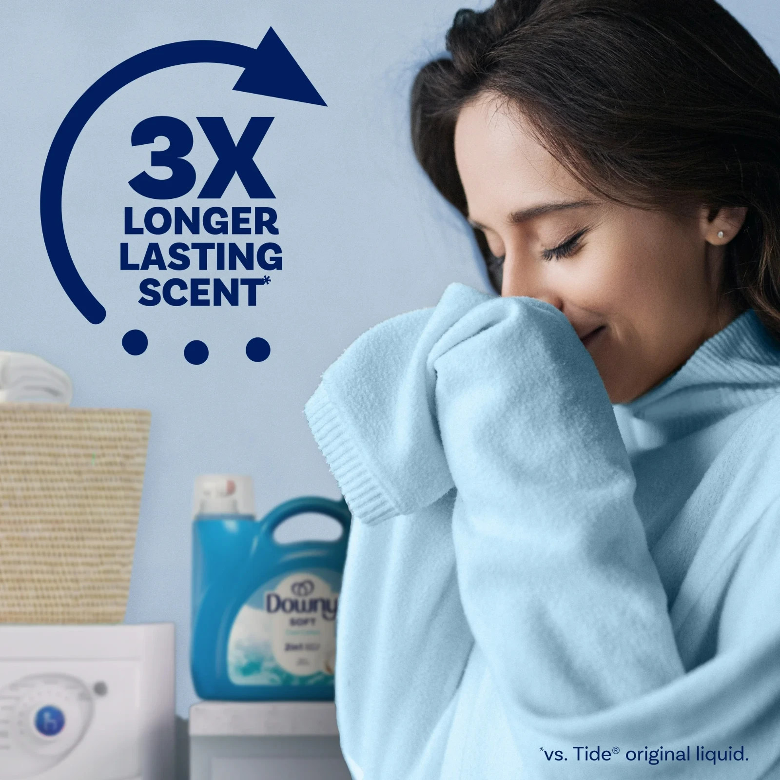 Downy Liquid Laundry Fabric Softener and Conditioner, Cool Cotton Scent