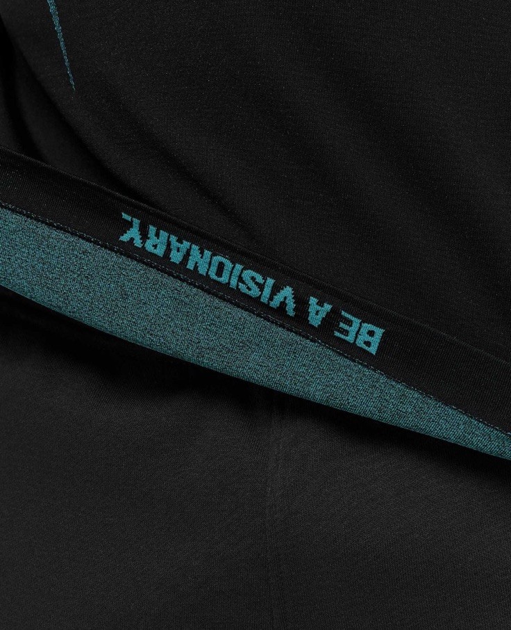 Gymshark Onyx 5.0 V5 Tank - BLACK/BRAND BLUE - SLEEVELESS - SMALL