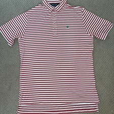 Ralph Lauren Polo Golf Golf shirt / red white striped /Large
