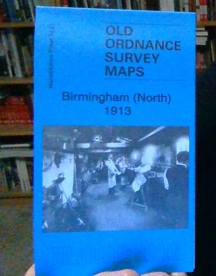 MAP OF Birmingham (North) 1913  Warwickshire Sheet 14.01 NEW 9780850549058