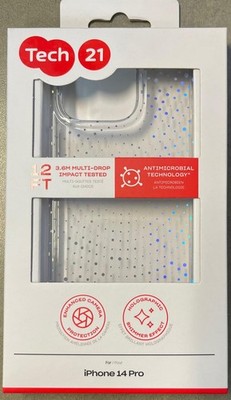 tech21 iPhone 14 Pro Evo Sparkle  & Scratch-Resistant Case 12ft Protection