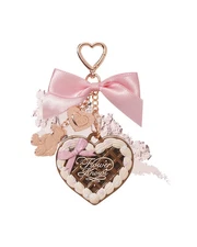 Flower Knows Sweetie Teddy Chocolate Bear Cocoa Coquette Bag Charm Mini Powder