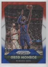 2015-16 Panini Prizm Red White & Blue Prizm Greg Monroe #124 g6p