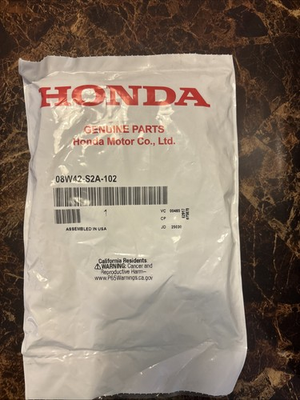 #ad #ad Genuine Honda Lock Set Wheel 08W42 S2A 102 BLACK $45.00