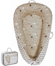 Cuna nido beb algod n org nico port til reversible suave transpirable, Nuevo