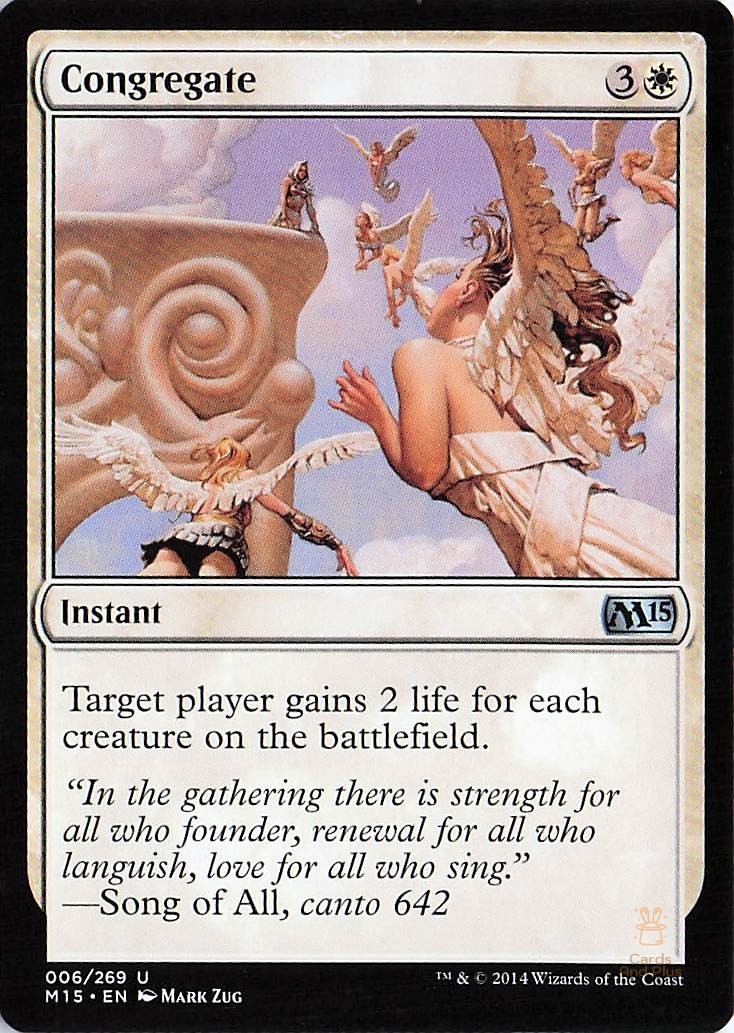 Congregate 6 Magic 2015 (M15) Magic: The Gathering NM
