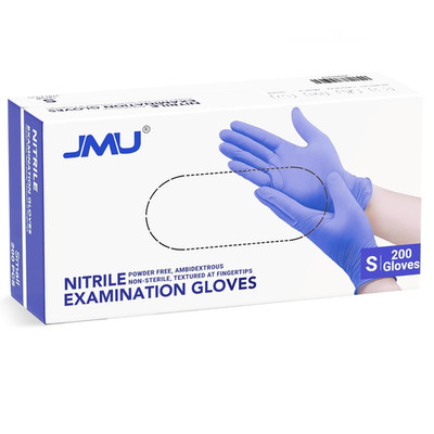 Black Nitrile Gloves Medium Bulk, Case of 1200, 3.5Mil, Latex Free Powder Free