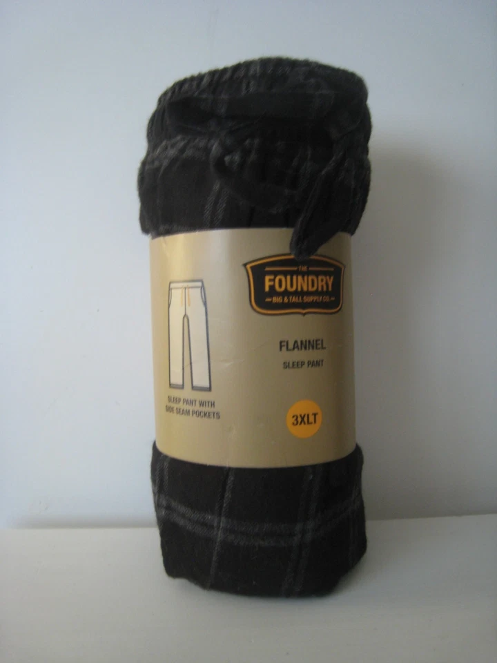 全新 Foundry 男式大码睡眠休闲裤 足球 2XLT 超细摇粒绒  — 第 4/4 张图片