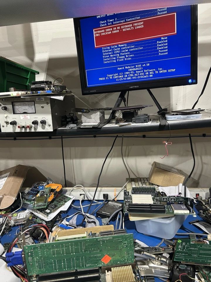 Vintage Trident TGUI9400CXI 1mb VLB VESA Local Bus Video Card Works - Image 3 of 3