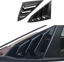 Rear Window Louver Covers Black