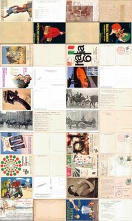 postcards ADVERTISING lot 20 pieces code 023 U