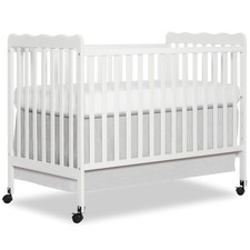 3-in-1 convertible full-size baby crib, white, Greenguard Gold BSA Certified  