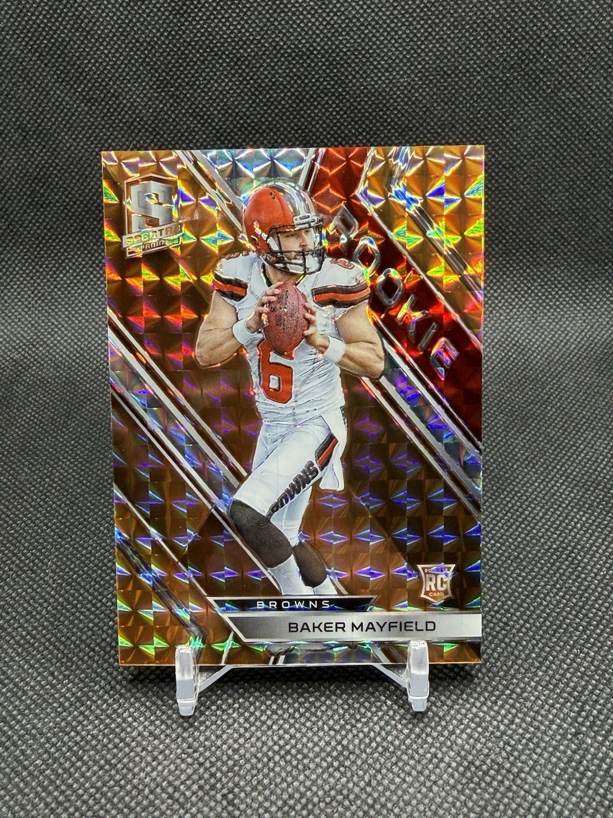 Baker Mayfield Panini Spectra #121 Neon Orange