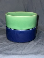 2 Piece - Fiesta Vintage Kitchen Kraft Stacking Refrigerator Bowl
